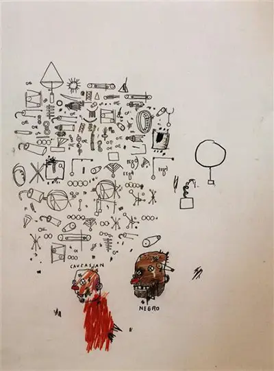 Caucasian, Negro Jean-Michel Basquiat
